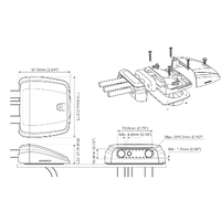 Scanstrut Watertight Multiple Horizontal Entry Cable Seal