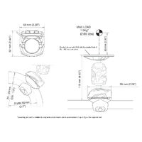 Scanstrut ROKK Mini Device Mount Rail Mount Base Only