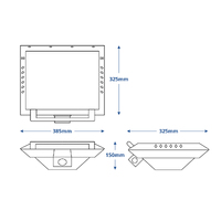 Asado Stainless Steel Boat BBQ with Removable Rail Mount