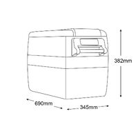 TotalFreeze 35 Portable Fridge Freezer 35L