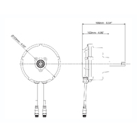 Ultraflex Integra UIH1 Electronic Tilt Mount Steering Helm