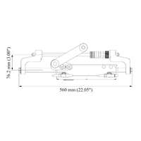 Ultraflex UC120P-OBF-1 Integra Front Mounted Cylinder Port