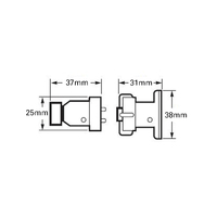 Water Resistant Chrome Brass Plugs and Sockets