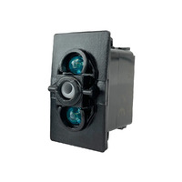 LED Illuminated Sealed Rocker Switches without Actuator Cover (ON)/OFF