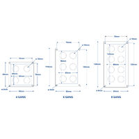 Stainless Steel Switch Panel Faceplates (No Switches)