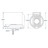 Deck Mount Foot Switches (Pair)