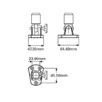 Light Pole 360 Degree LED Nylon Folding Base & Round Head