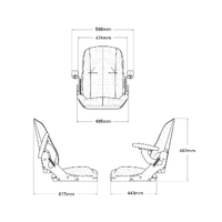 Shockwave Commander Mid-Back Seat Storm White