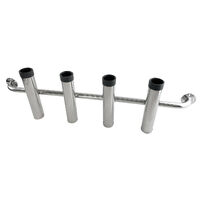 Rod Rack Bracket Stainless Steel with 4 Holders