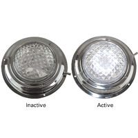 LED Dome Light Stainless Steel White Light 170mm