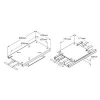 Seat Slide Quick Mount Low Profile Front Handle