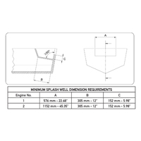 Ultraflex UC120E-OBF-1 Integra Front Mounted Cylinder Starboard