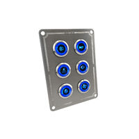 Stainless Steel Switch Panel Faceplates (No Switches)