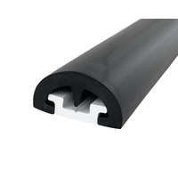 Gunwale BUMP PVC Rub Rail 53mm Profile Black