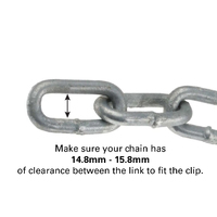 Anti-theft Chain Retaining Clips