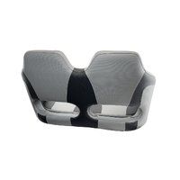 H99 Double Helmsman Flip-Up Boat Seat Dusty Grey/Black