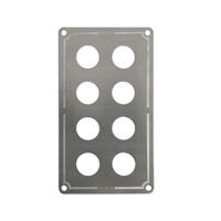 Stainless Steel Switch Panel Faceplates (No Switches)