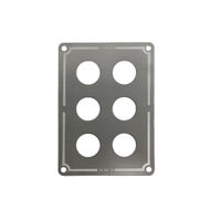 Stainless Steel Switch Panel Faceplates (No Switches)