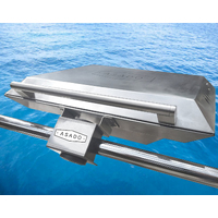 Asado Stainless Steel Boat BBQ with Removable Rail Mount