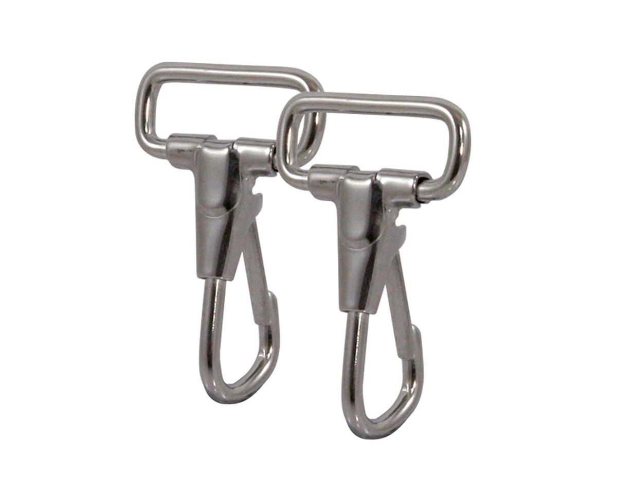 Snap Hooks with Canopy Strap Pair Suits 25mm Webbing