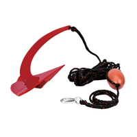 Aluminium ''NORD'' Anchor Kit 1kg with Rope, Chain & Bag