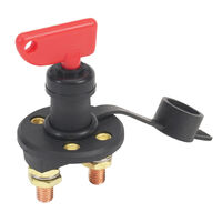 Battery Switch with Red Key & Cap