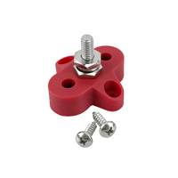 Single Terminal Stud Red M8