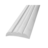 Gunwale Rub Rail Rigid PVC 38mm x 3.65m White (C) BODY ONLY