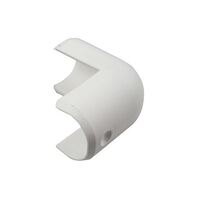 Gunwale Nylon Plastic Corner Cap fits 30mm White