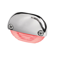 Hella Marine Easy-Fit LED Courtesy Light Red Light Stainless Steel Cap