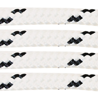 Polyester Double Braid Rope 18mm x 80m White/Black