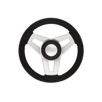 Steering Wheel Montecristo Black & Aluminium 350mm