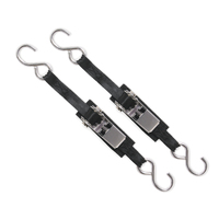 Kwik-Lok Transom Tie-Down with Stainless Steel S Hooks 25mm x 1.06m