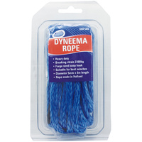 Dyneema Winch Rope 5mm x 6m with Snap Hook - 2300kg Breaking Strain