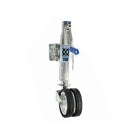 Extreme Off-Road Jockey Wheel Removable Tube Mount 750kg Zinc