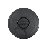 Deck Plate Black 200mm O.D.