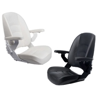 Shockwave Commander Mid-Back Boat Helm Seat